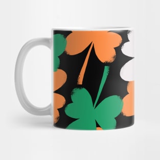 Shamrock In Ireland Flag Colors Mug